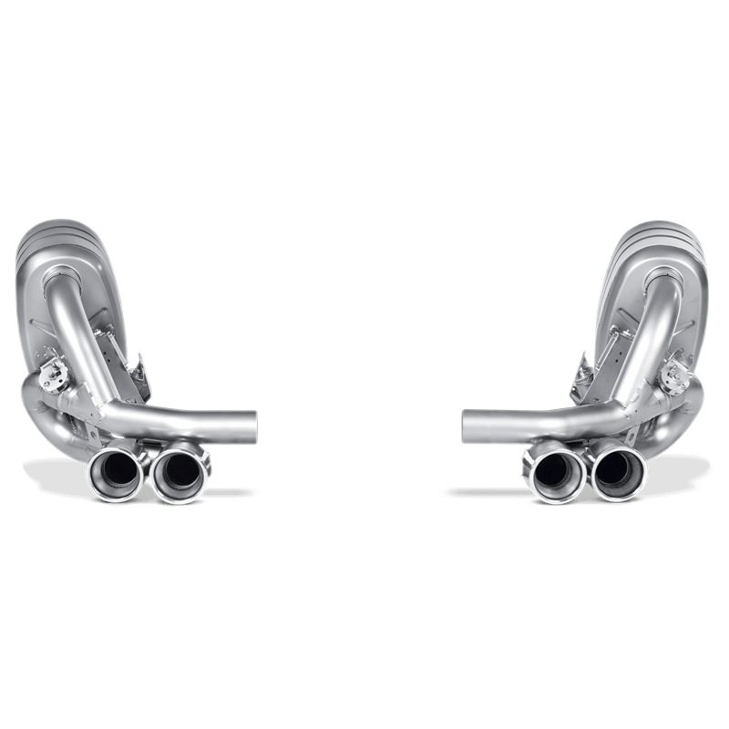 Akrapovic Porsche 911 Carrera Cabriolet/S/4/4S/GTS (997.2 w/DFI) Slip-On Line (Titanium) (Req Tips) (NLA)