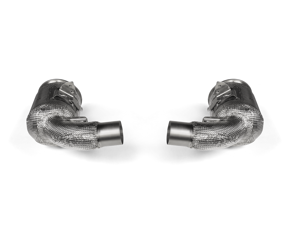 Akrapovic Link Pipe Set With Cat - Porsche / 992.2 / Carrera / T / S / 4S / Cabriolet / Targa / Dakar