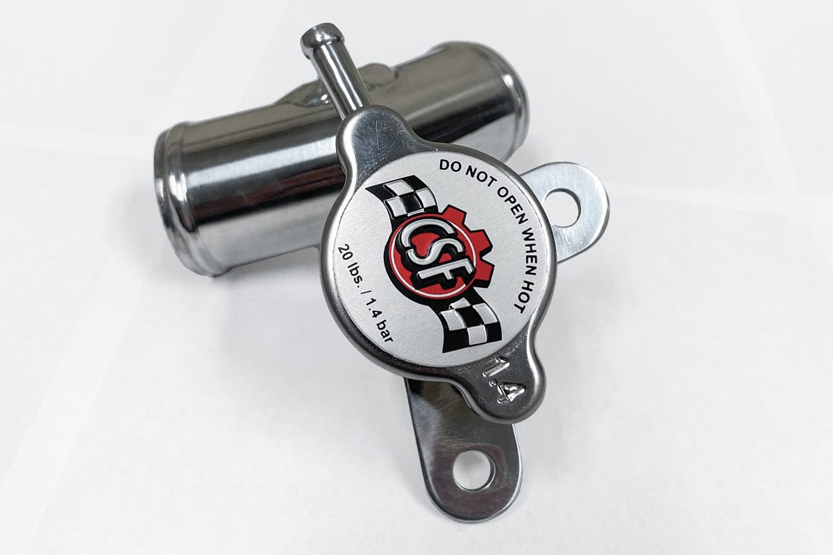 CSF Performance FR-S/BRZ/86/GR86 All-Aluminum Filler Neck w/1.4 bar High Pressure Radiator Cap