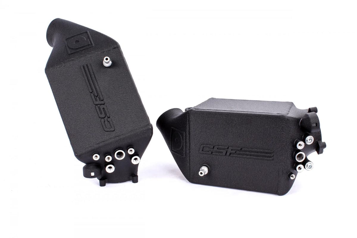 CSF Performance BMW F1X M5 & M6 Twin Charge-Air-Cooler Set - Crinkle Black Finish