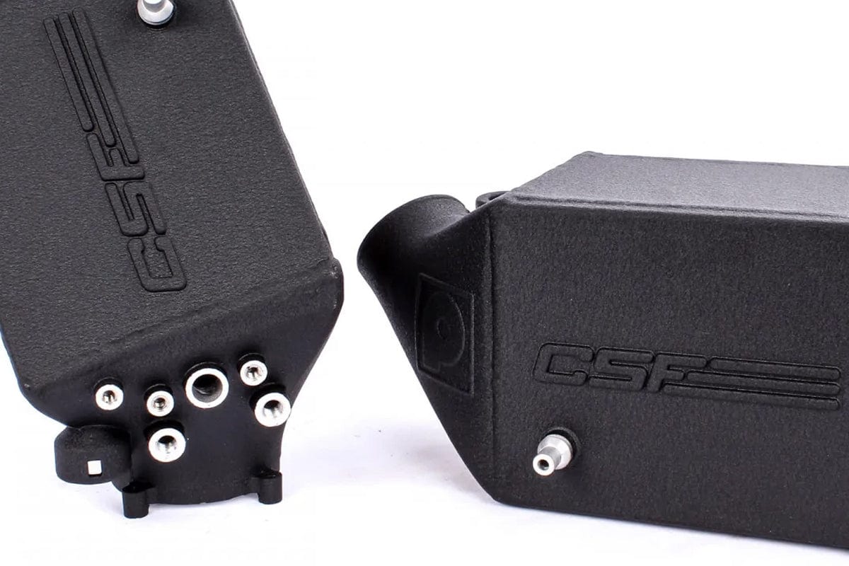 CSF Performance BMW F1X M5 & M6 Twin Charge-Air-Cooler Set - Crinkle Black Finish
