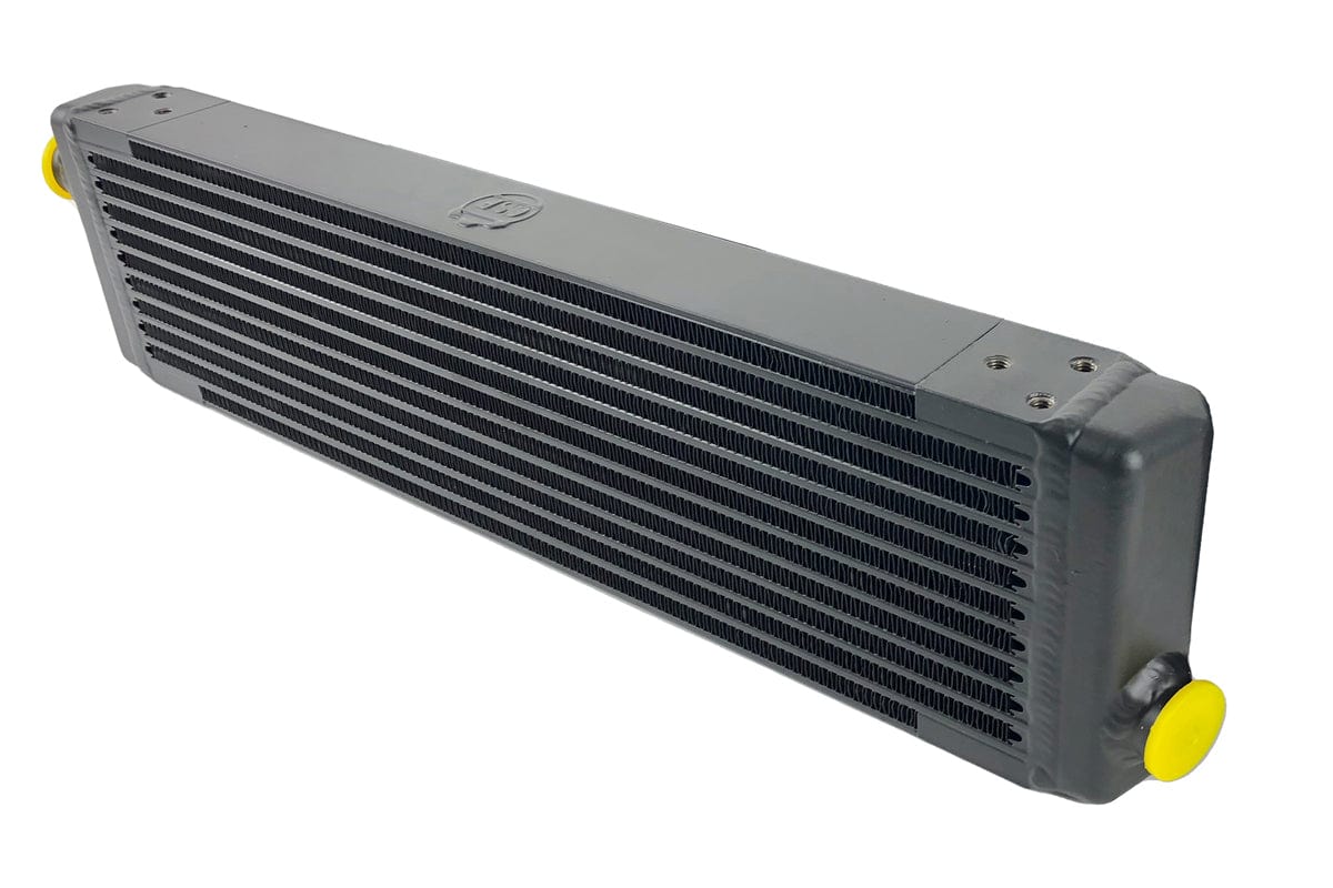 CSF Performance Universal Single-Pass Oil Cooler / RSR Porsche / M22 x 1.5 / 24L x 5.75H x 2.16W