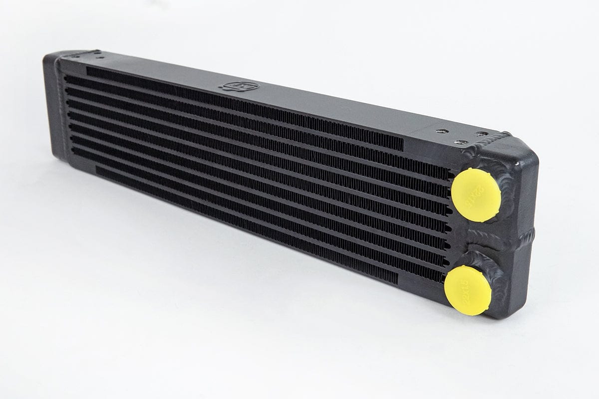 CSF Performance Universal Dual-Pass Oil Cooler / RS Porsche / M22 x 1.5 / 22L x 4.75H x 2.16W
