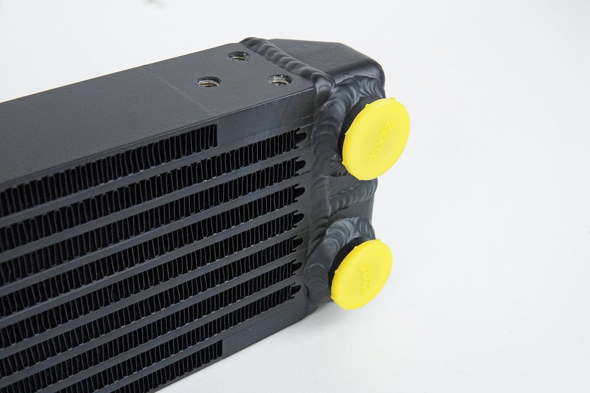 CSF Performance Universal Dual-Pass Oil Cooler / RS Porsche / M22 x 1.5 / 22L x 4.75H x 2.16W