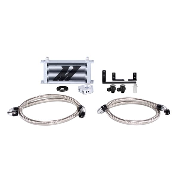 Mishimoto Mazda Miata Oil Cooler Kit, 2016-2018, Silver, Non-thermostatic