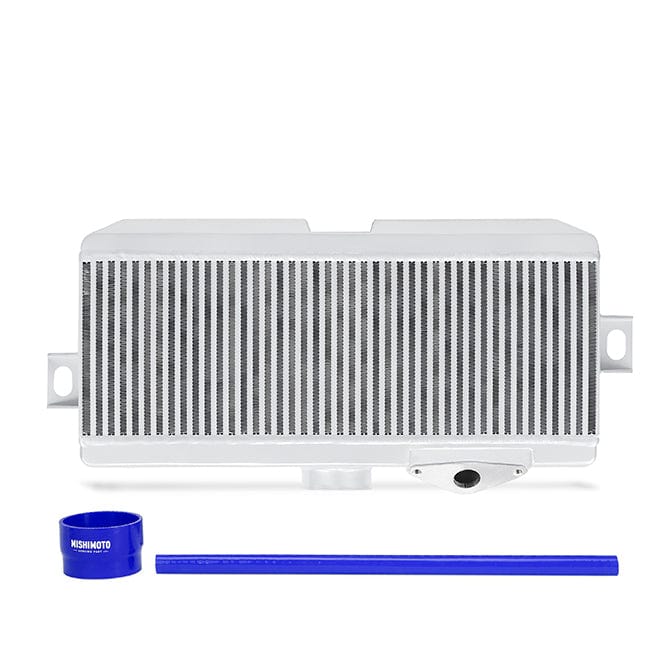 Mishimoto Subaru WRX STI Performance TMIC, Silver Cooler, Blue Hoses, 2008-2021