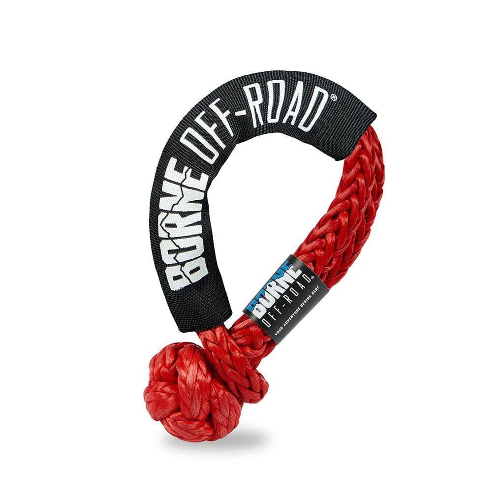 Mishimoto Borne Off-Road Soft Shackle, 1/2", Red
