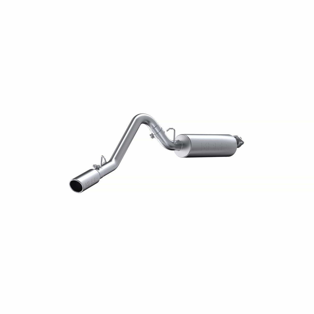 MBRP 2000-2006 Jeep Wrangler (JK) Inline-4 2.5L Inline-6 4.0L Cat Back Single Side (Aluminum)