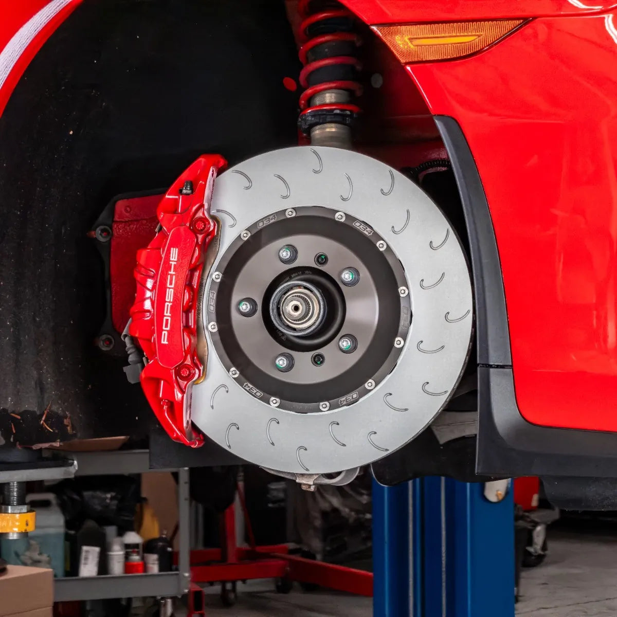 034 Motorsport 2-Piece Floating Front Brake Rotor Upgrade - Porsche 911 GT3 / 991.1 / 991.2