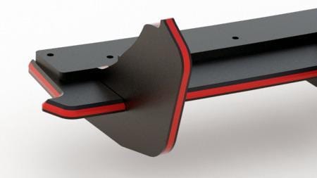 Maxton Design Racing Durability Rear Diffuser V.2 Volkswagen Golf Mk8 GTi