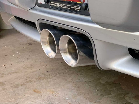 Racing Dynamics Twin Tailpipe Tip - Porsche Boxster, Boxster S / Cayman, Cayman S