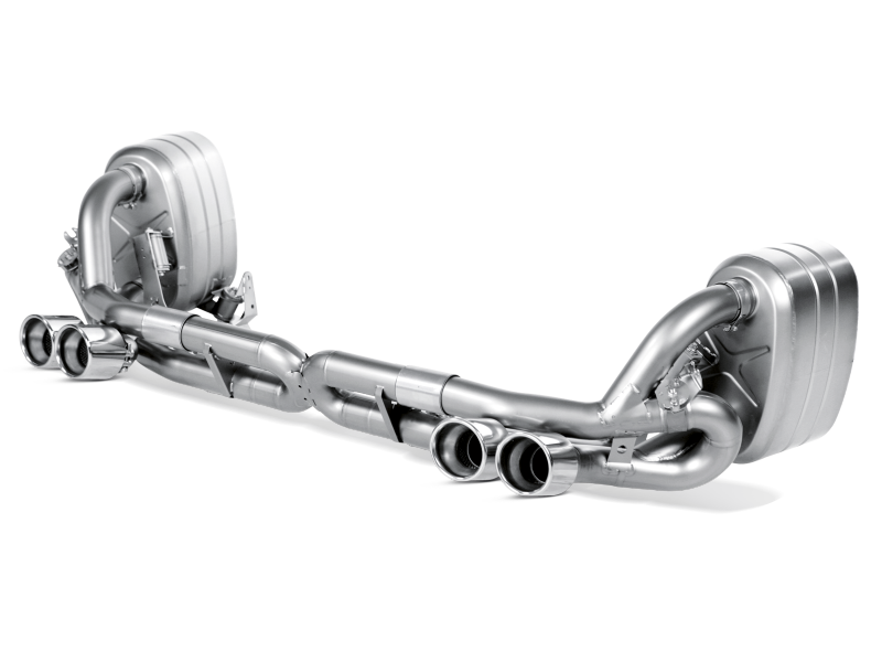Akrapovic Porsche 911 Carrera S/4/4S/GTS (997.2) Slip-On Race Line (Titanium) w/ Titanium Tips