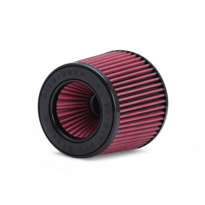 Mishimoto Powerstack Performance Air Filter, 2.75in Inlet, 5.827in Length, Red