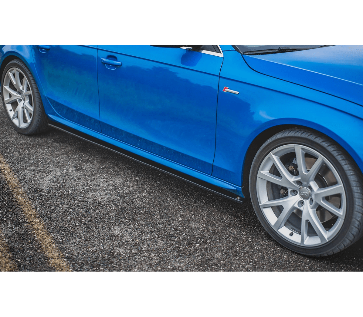 Maxton Design Side Skirts Diffusers Audi S4 / A4 / A4 S-Line B8 / B8 Face Lift