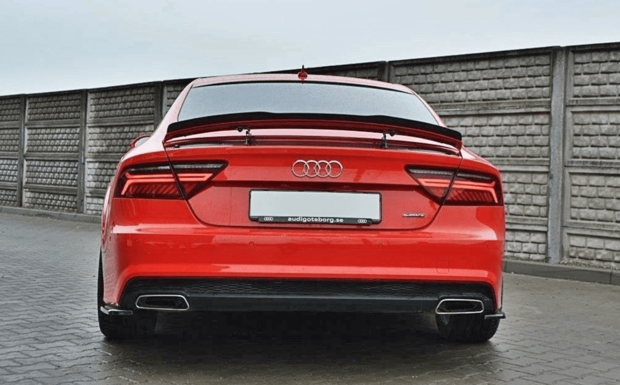 Maxton Design Spoiler Cap Audi S7 / A7 S-Line C7 / C7 Face Lift