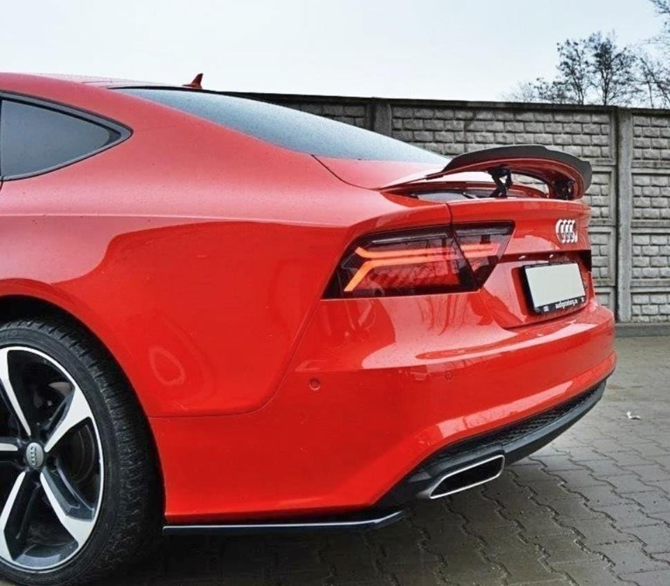 Maxton Design Rear Side Splitters Audi 2014-2017 A7 S-Line C7 Face Lift