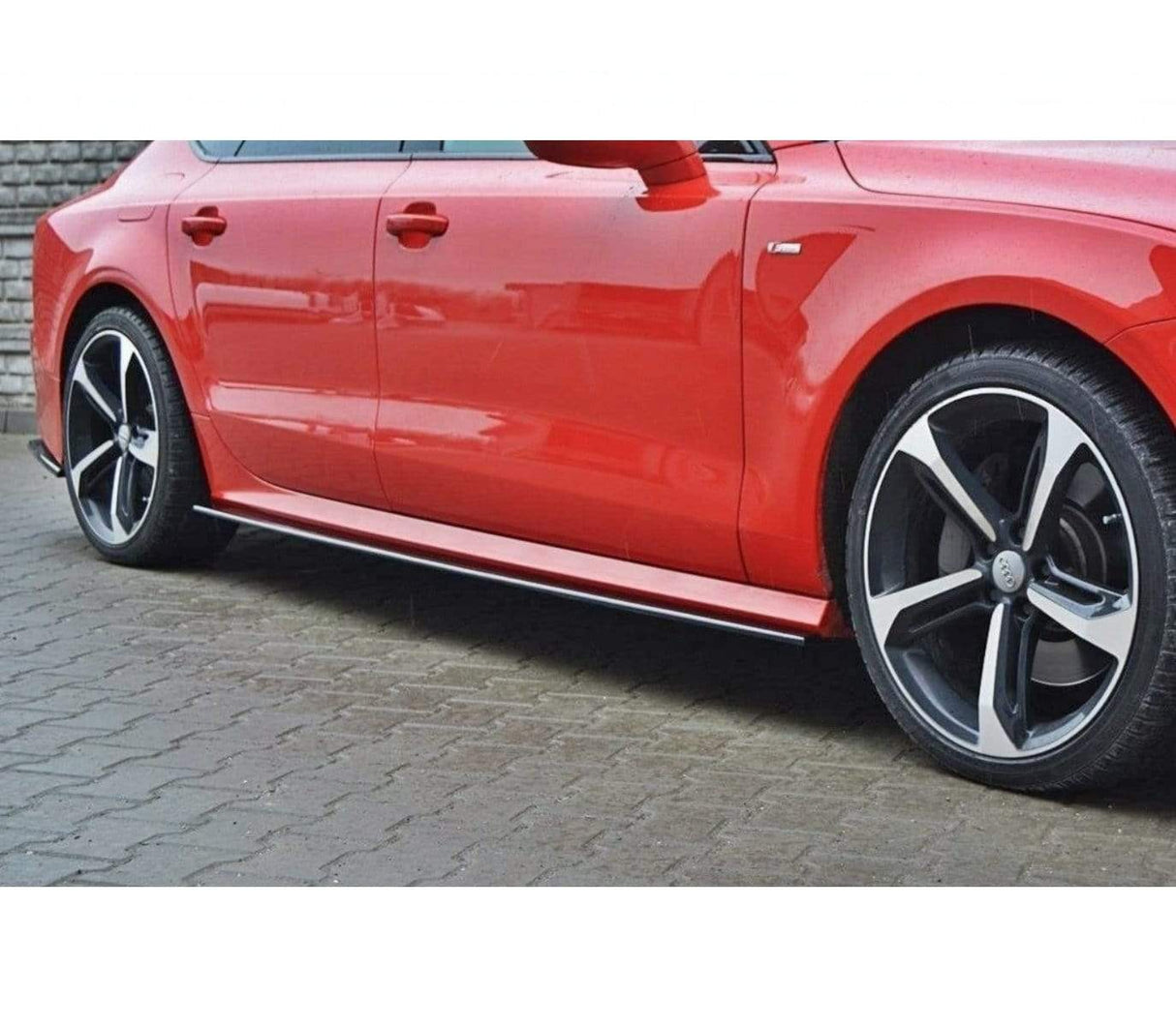 Maxton Design Side Skirts Diffusers Audi 2014-2017 S7 / A7 S-Line C7 Face Lift