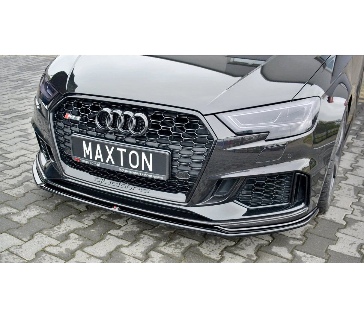 Maxton Design Front Splitter V.2 Audi RS3 8V Face Lift Sportback (NLA)