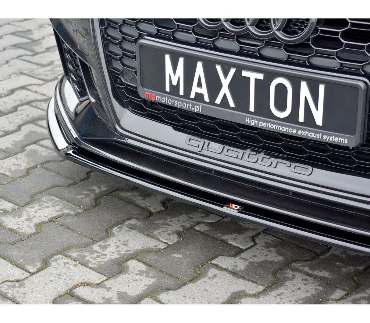 Maxton Design Front Splitter V.2 Audi RS3 8V Face Lift Sportback (NLA)