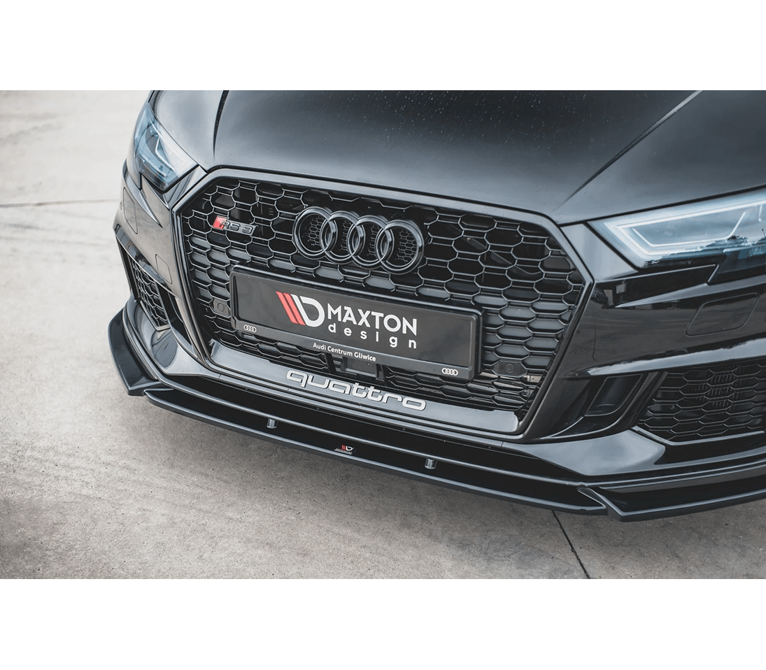 Maxton Design Front Splitter V.4 Audi RS3 8V Facelift (NLA)