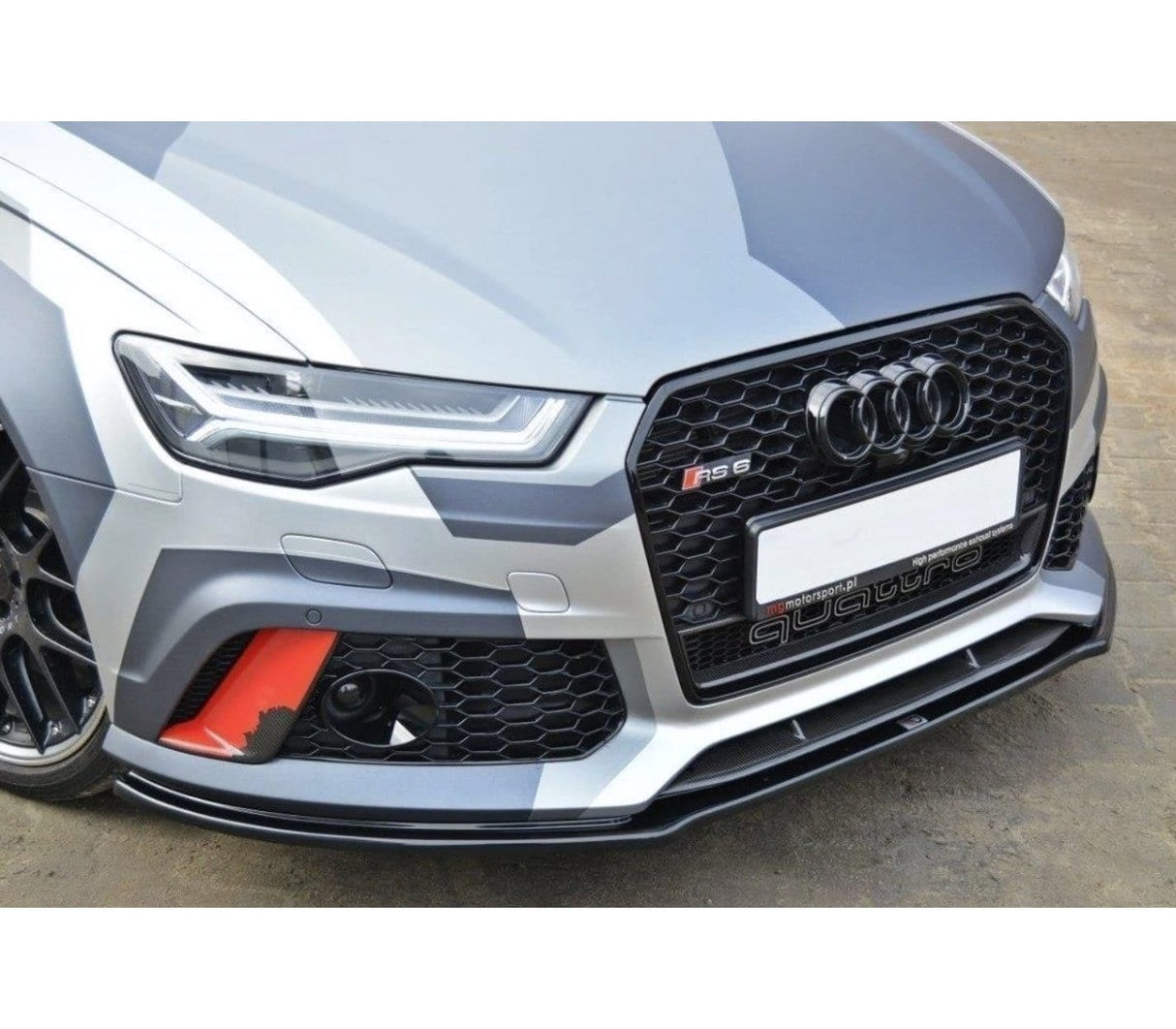 Maxton Design Front Splitter V.1 Audi RS6 C7 & C7 Facelift