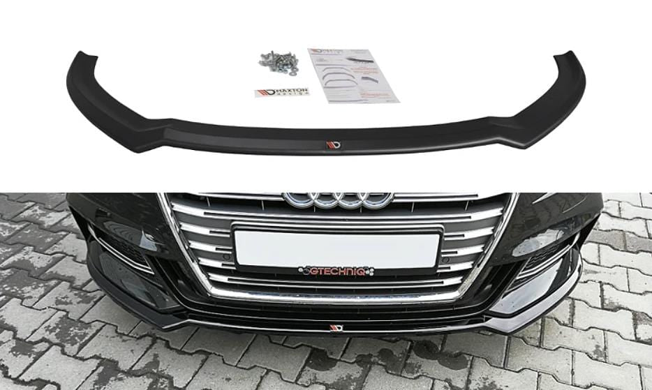 Maxton Design Front Splitter V.2 Audi 2017+ Face Lift S3 / A3 S-Line 8v