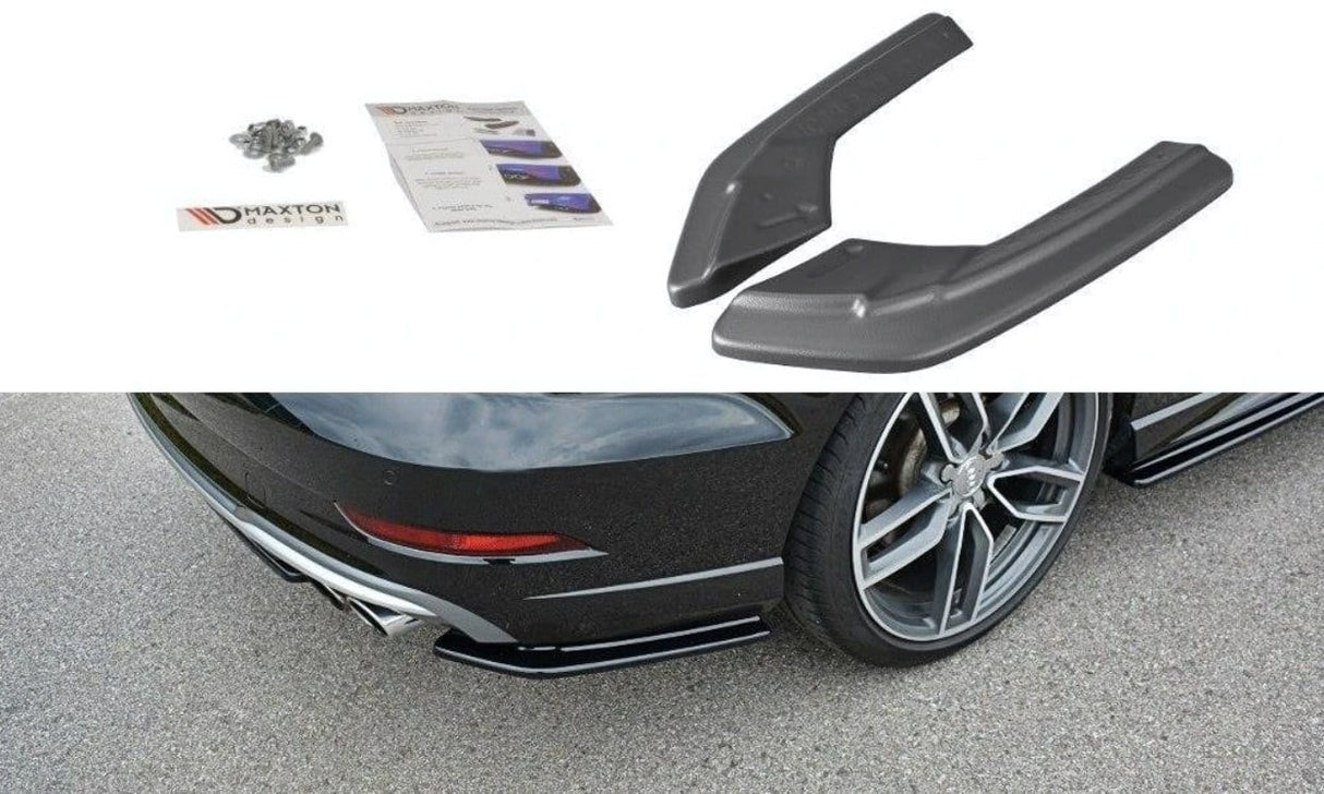 Maxton Design Rear Side Splitters Audi 2017+ Face Lift S3 / A3 S-Line 8V Sedan