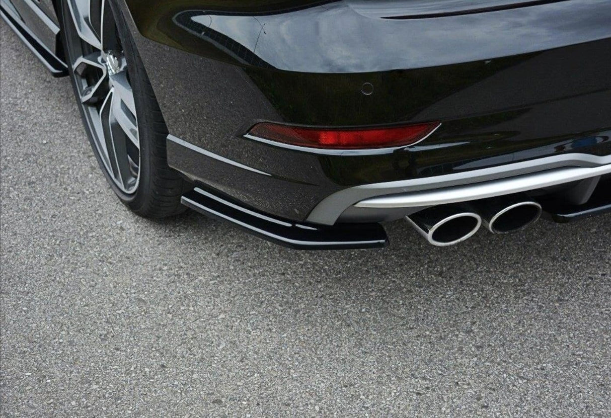 Maxton Design Rear Side Splitters Audi 2017+ Face Lift S3 / A3 S-Line 8V Sedan