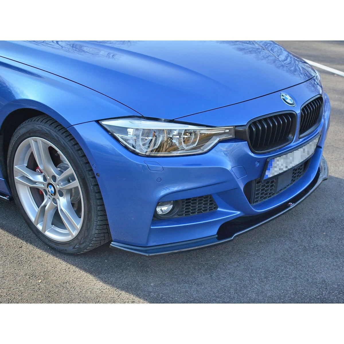 Maxton Design Front Splitter BMW 3-Series F30 Facelift Sedan M-Sport ...