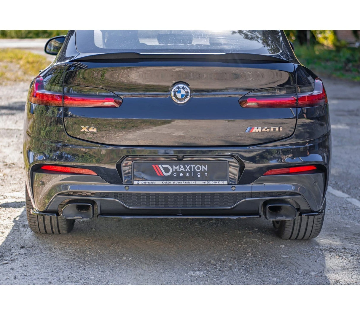 Maxton Design Central Rear Splitter BMW X4 M-Package G02