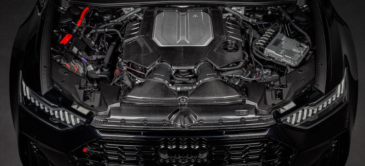 Eventuri Black Carbon Engine Cover - Audi / C8 / RS6 / RS7