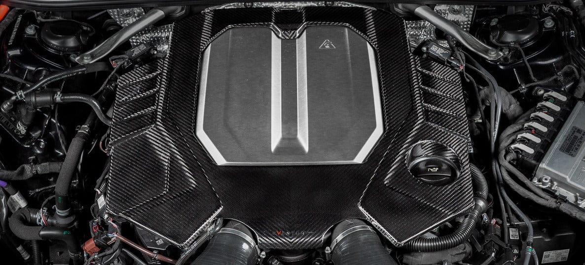 Eventuri Black Carbon Engine Cover - Audi / C8 / RS6 / RS7