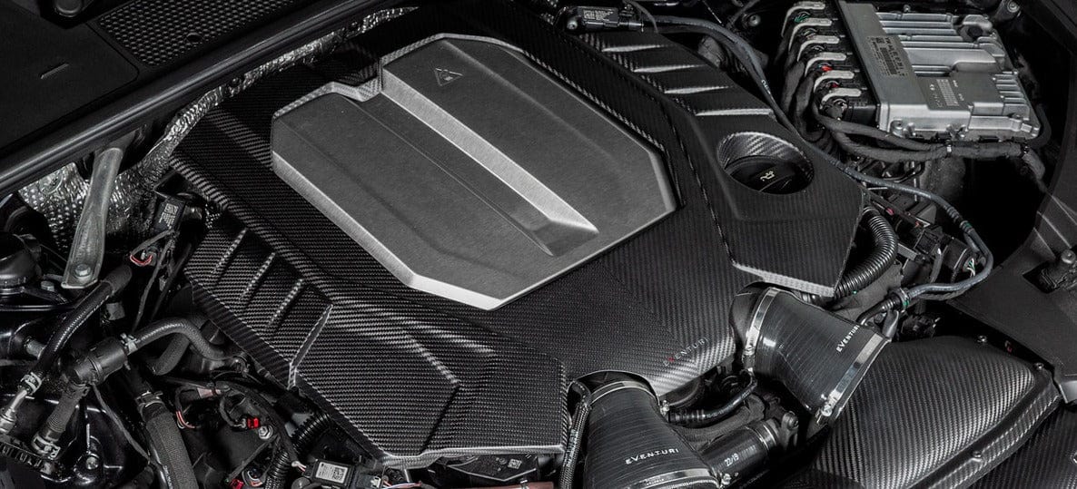 Eventuri Black Carbon Engine Cover - Audi / C8 / RS6 / RS7