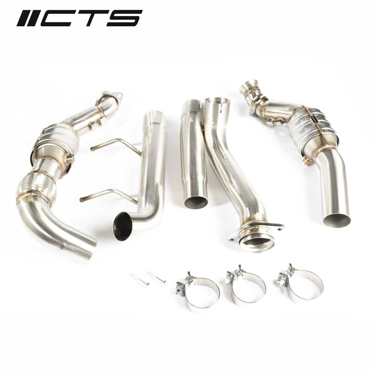 CTS Turbo Ford Raptor EcoBoost 3.5L High-Flow Cat Downpipes