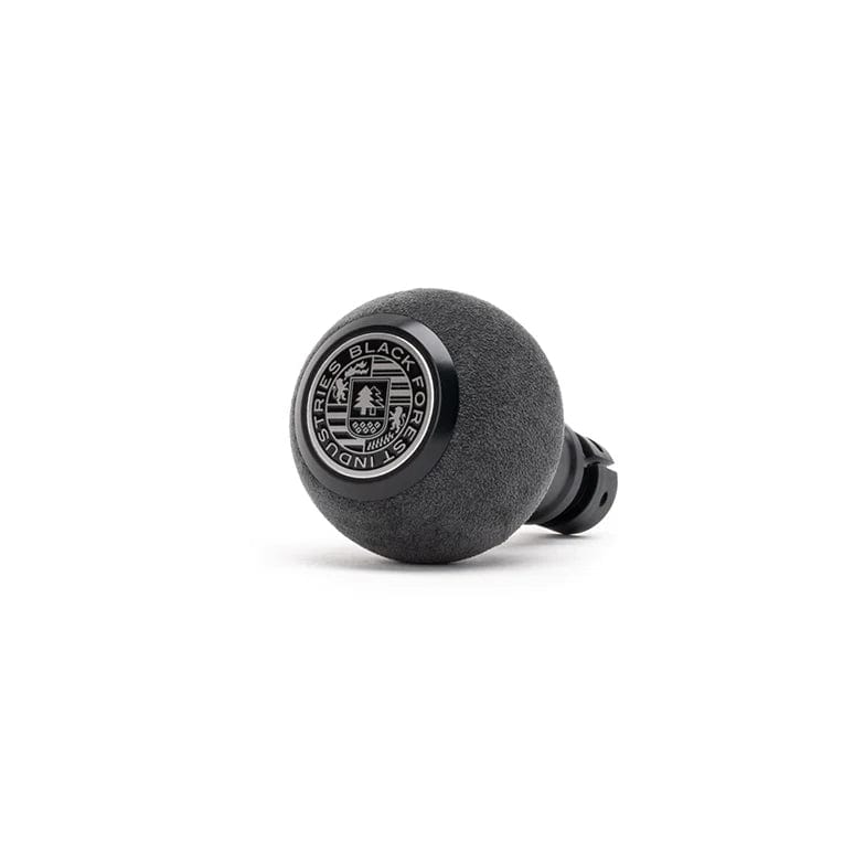 BFI GS2 Heavy Weight Shift Knob - BMW Auto - Style 2 - Charcoal Black Alcantara / Black Anodized