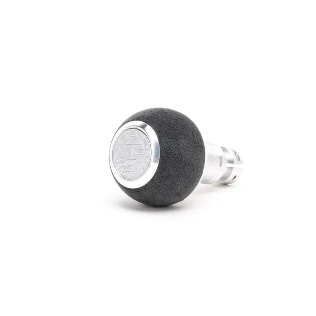 BFI GS2 Heavy Weight Shift Knob - BMW Auto - Style 1 - Charcoal Black Alcantara / Machined Finish
