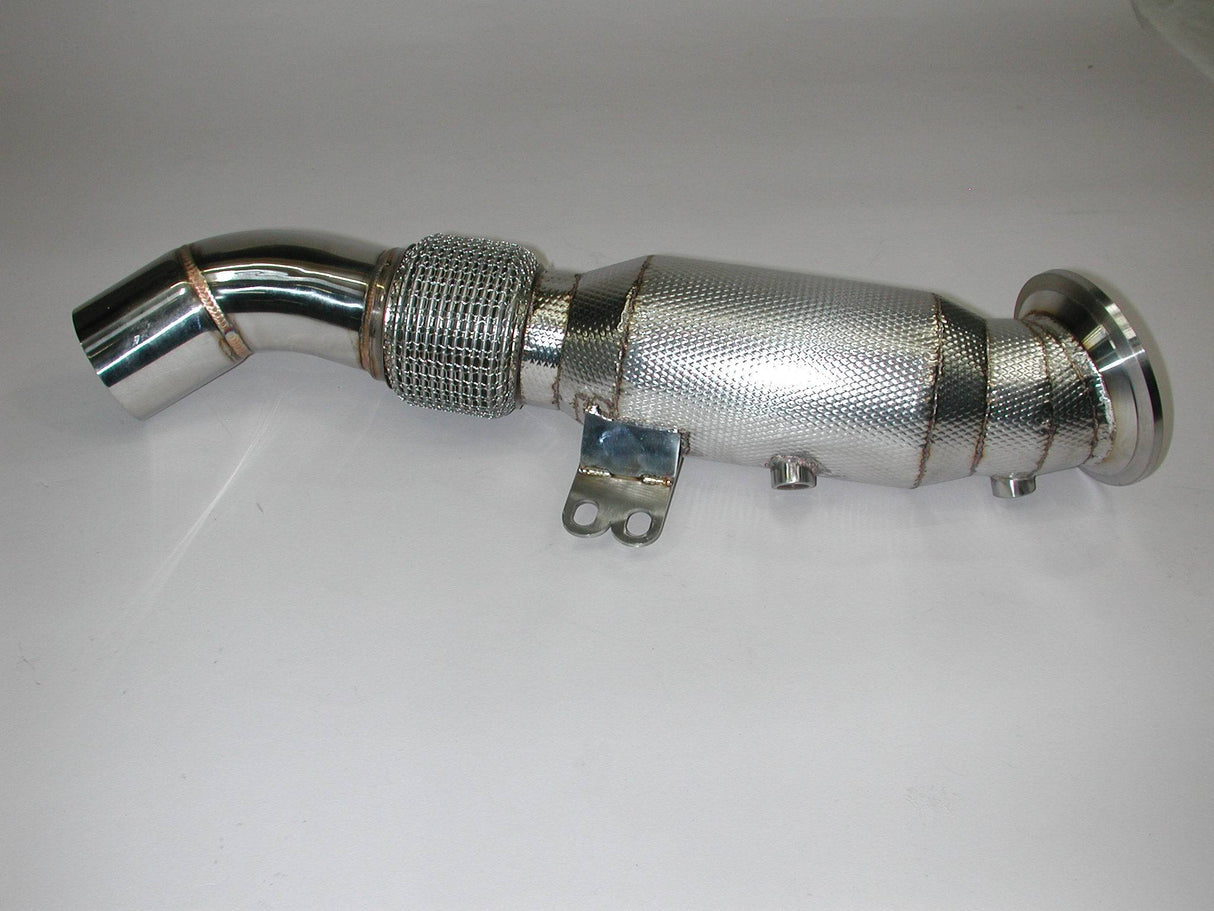 Racing Dynamics Catted Downpipe W/ Heat Shield - BMW / / M240I / 340I / 440I / 540I