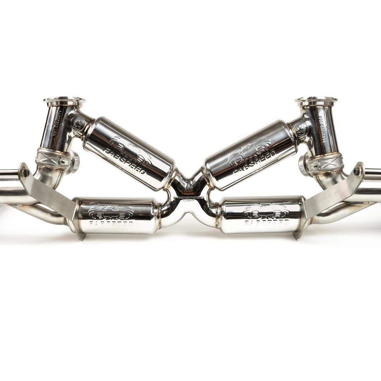 Fabspeed Audi R8 V10 Valvetronic Supersport X-Pipe Exhaust System (2019+)