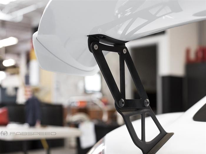Fabspeed Porsche 981/718 Cayman GT4 Monoblock Wing Risers (2015+)