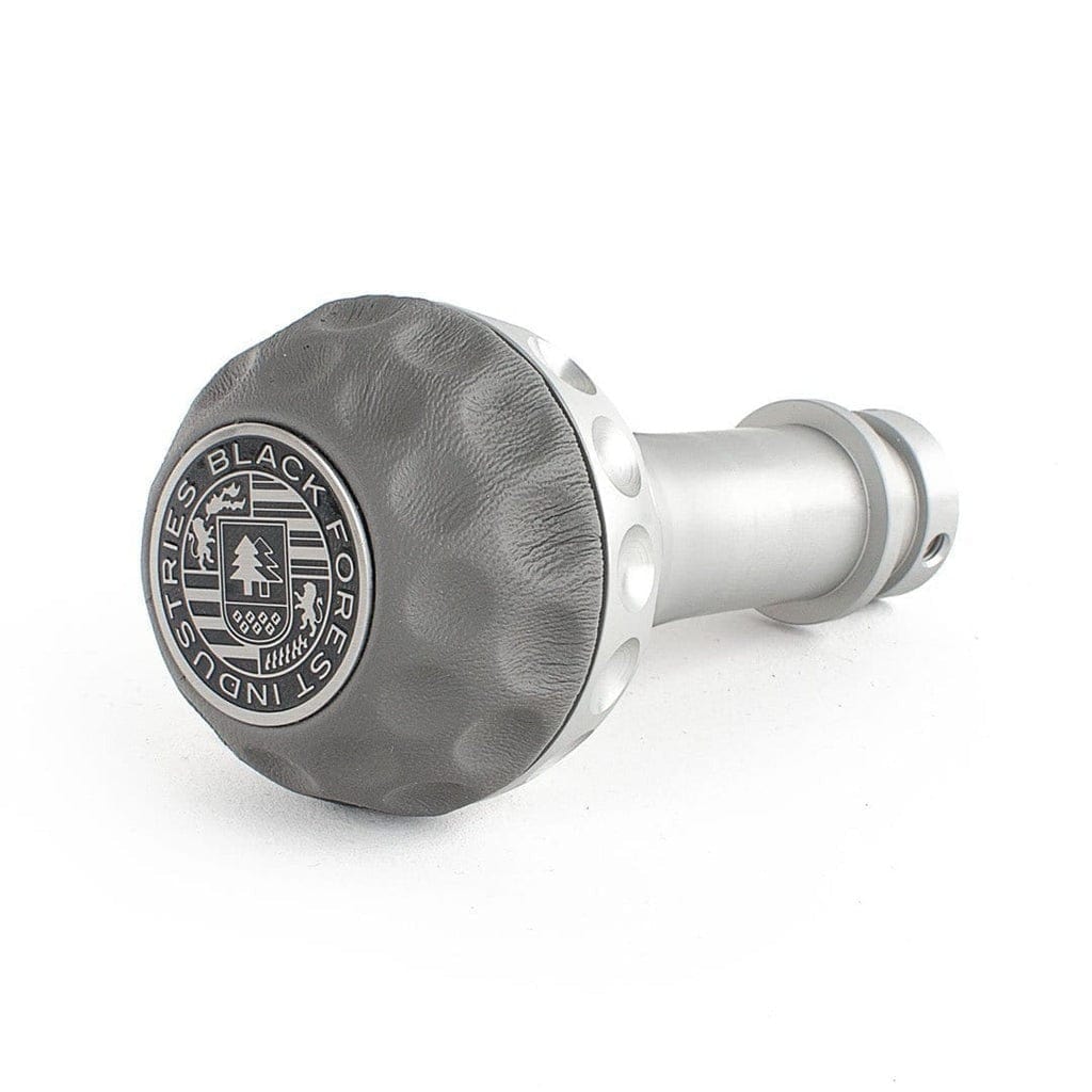 BFI GSB Heavy Weight Shift Knob - Graphite Gray Nappa Leather (VW/Audi Auto/DSG Fitment)