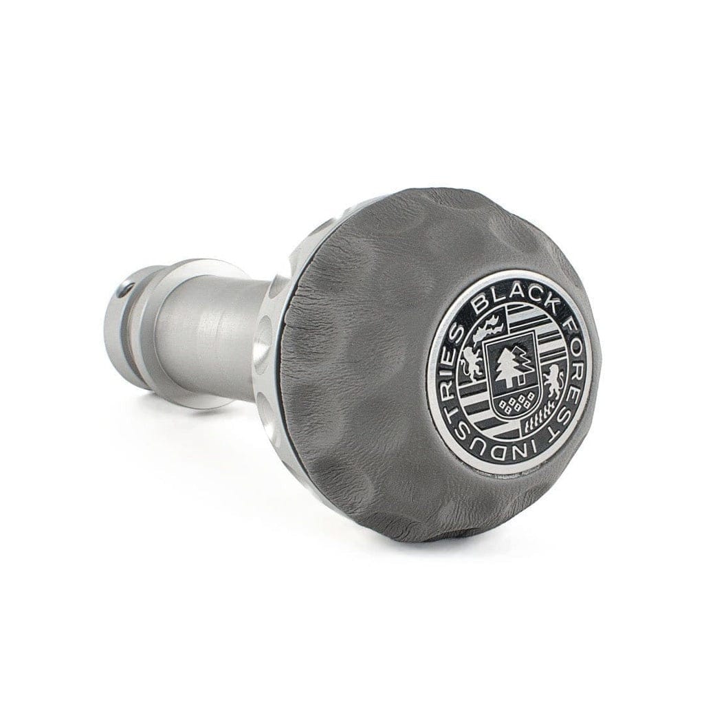 BFI GSB Heavy Weight Shift Knob - Graphite Gray Nappa Leather (VW/Audi Auto/DSG Fitment)