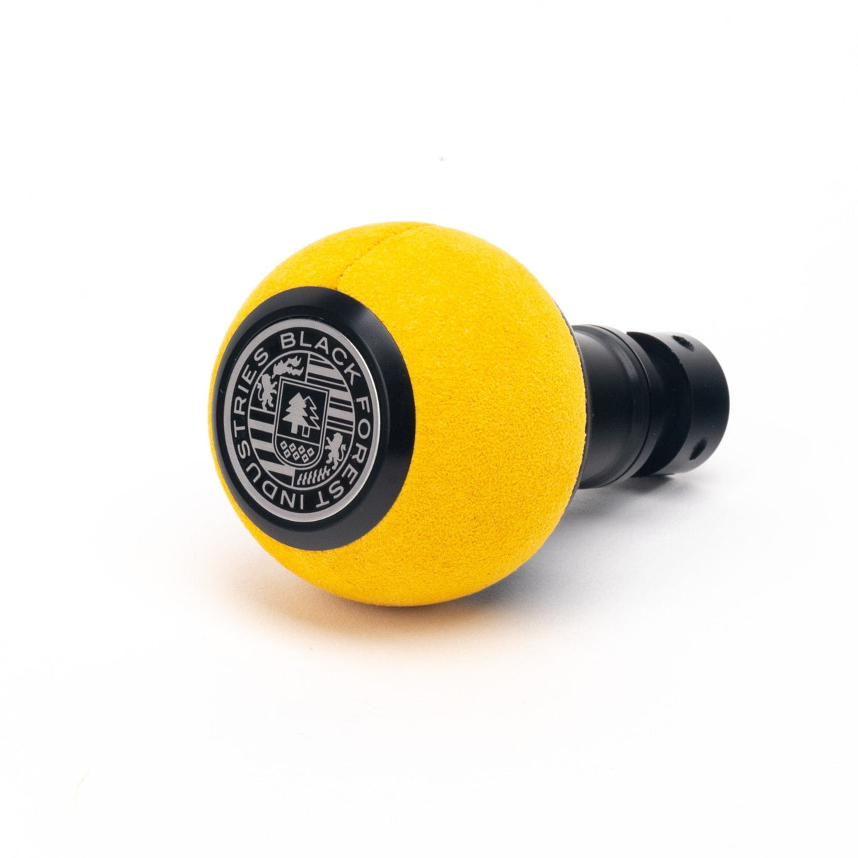 BFI Heavy Weight Shift Knob GS2 Giallo Alcantara / Black Anodized (Threaded)