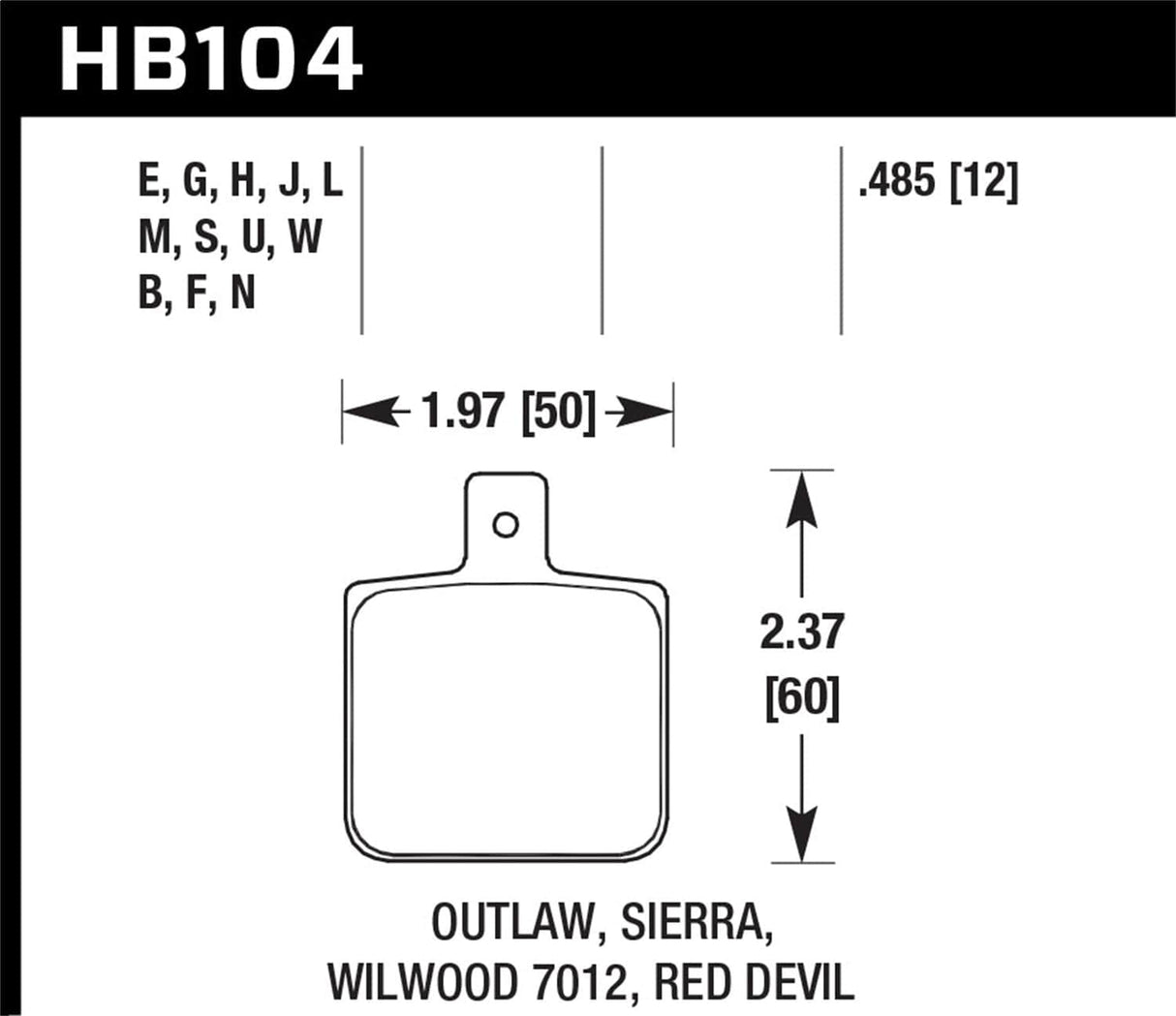 Hawk Performance Reace Blue 9012 Brake Pads