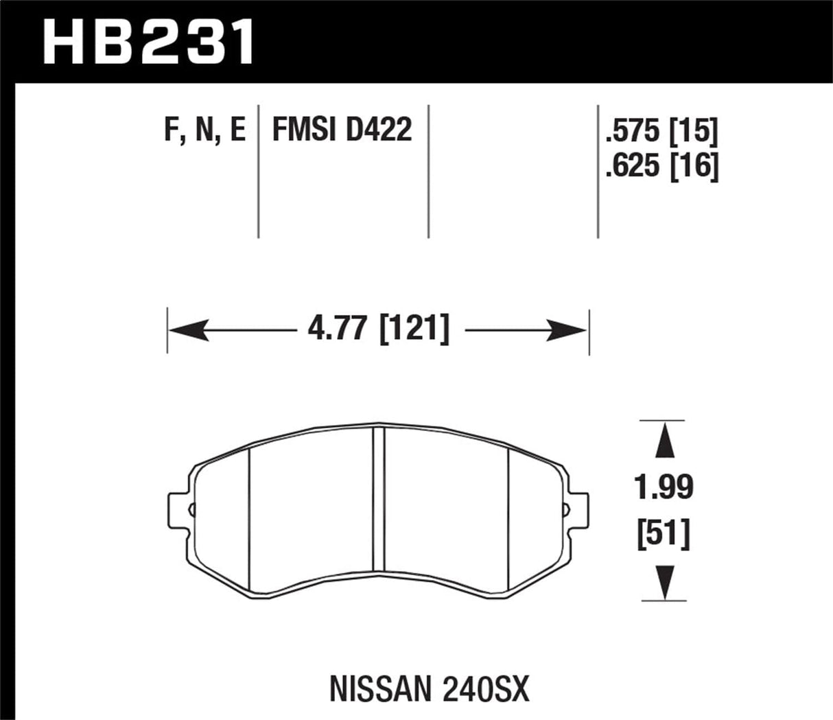 Hawk 88-92 VW Golf GTI / 87-89 Jetta GLI / 87 Scirocco Blue 9012 Race Front Brake Pads