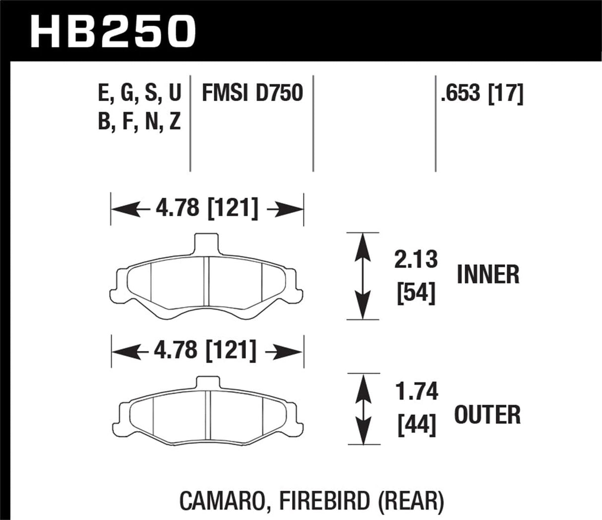 Hawk 97-12 Corvette/01-04 Z06/05-09 Z51 DTC-70 Race Rear Brake Pads