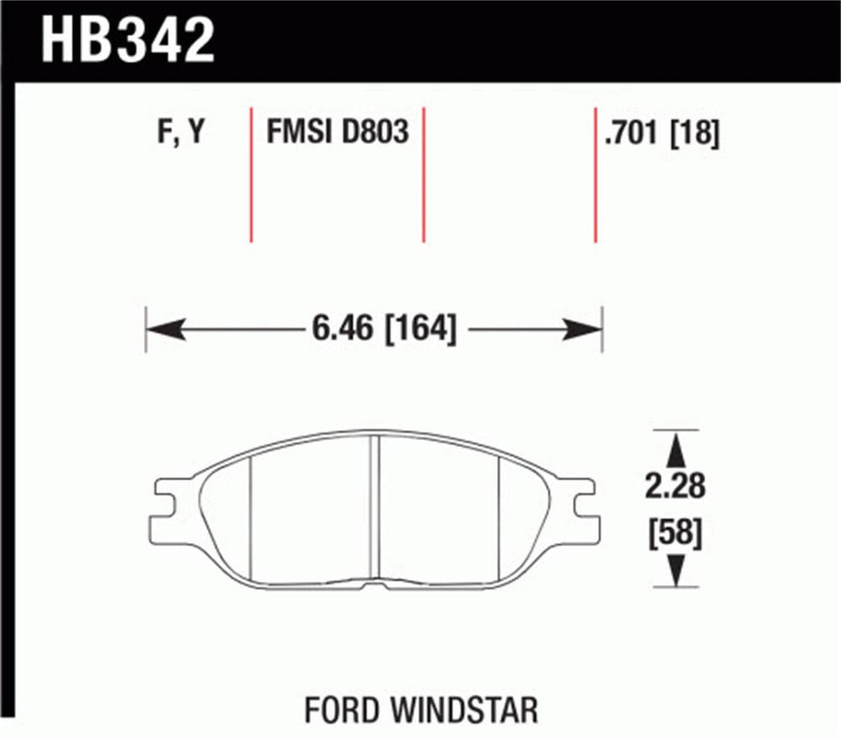 Hawk LTS Street Brake Pads