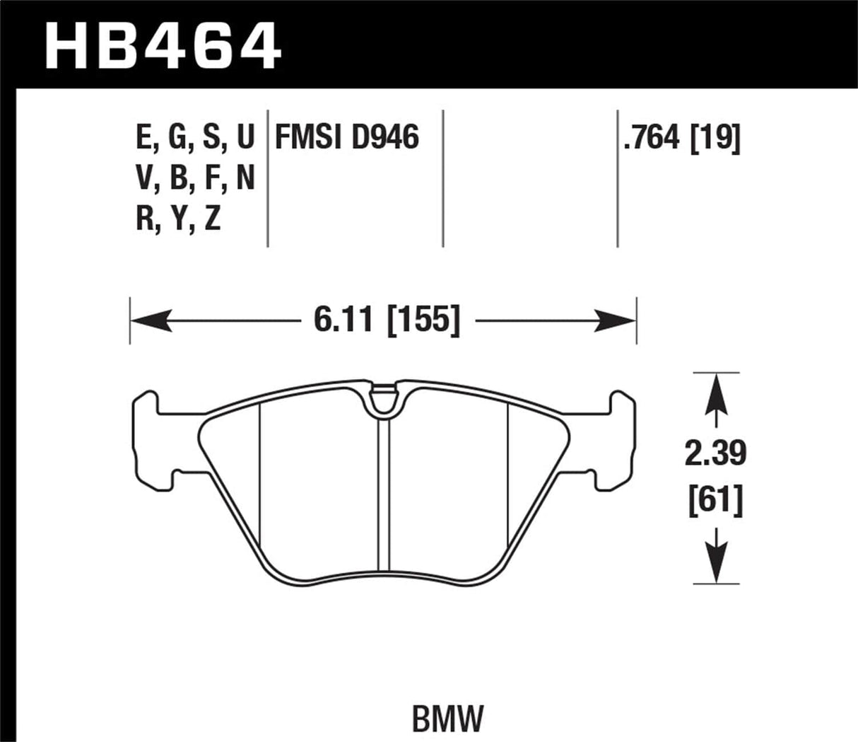 Hawk 01-05 Miata w/ Sport Suspension Blue 9012 Front Brake Pads D890
