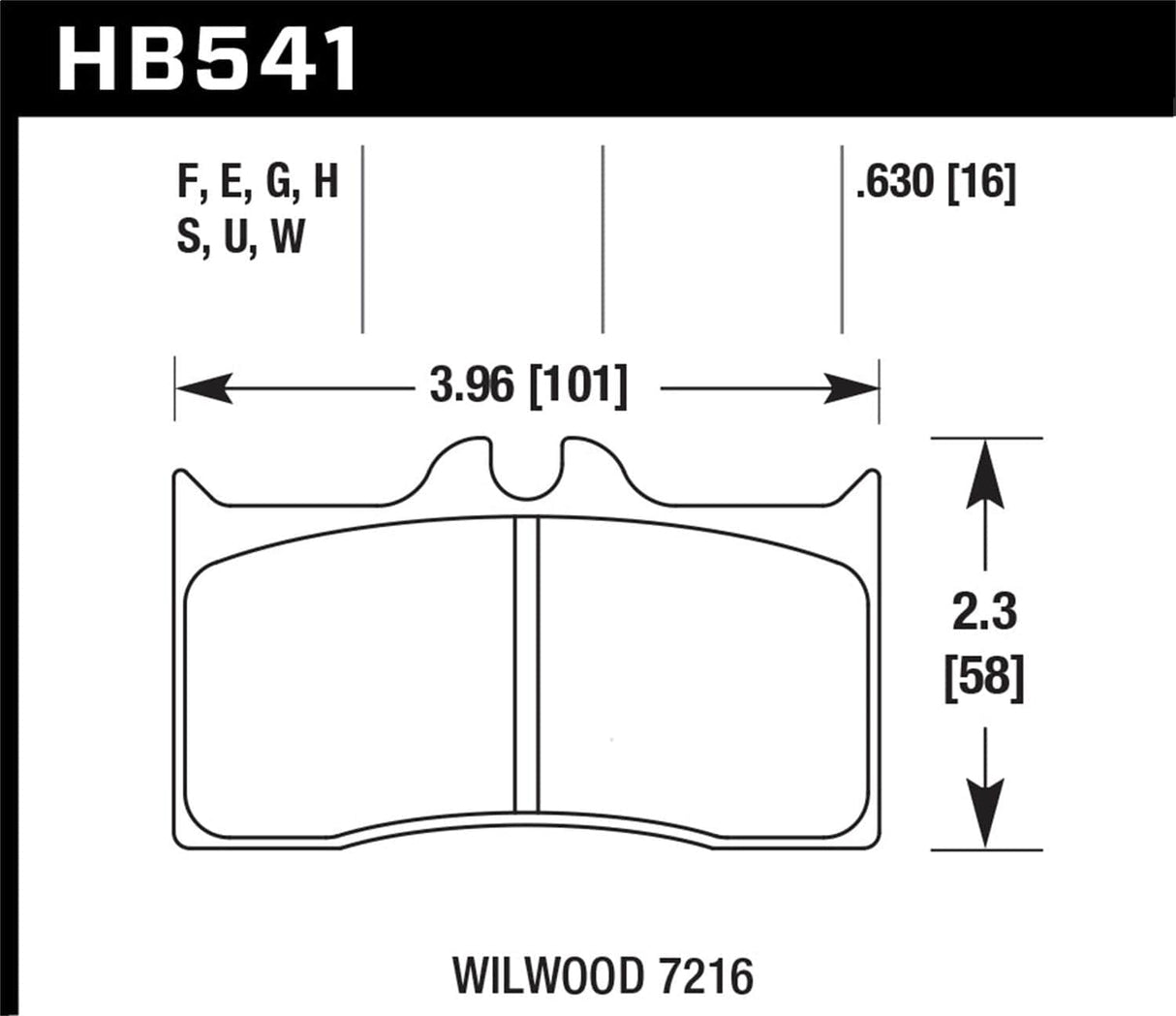 Hawk DTC-80 Wilwood 7112 12mm Race Brake Pads