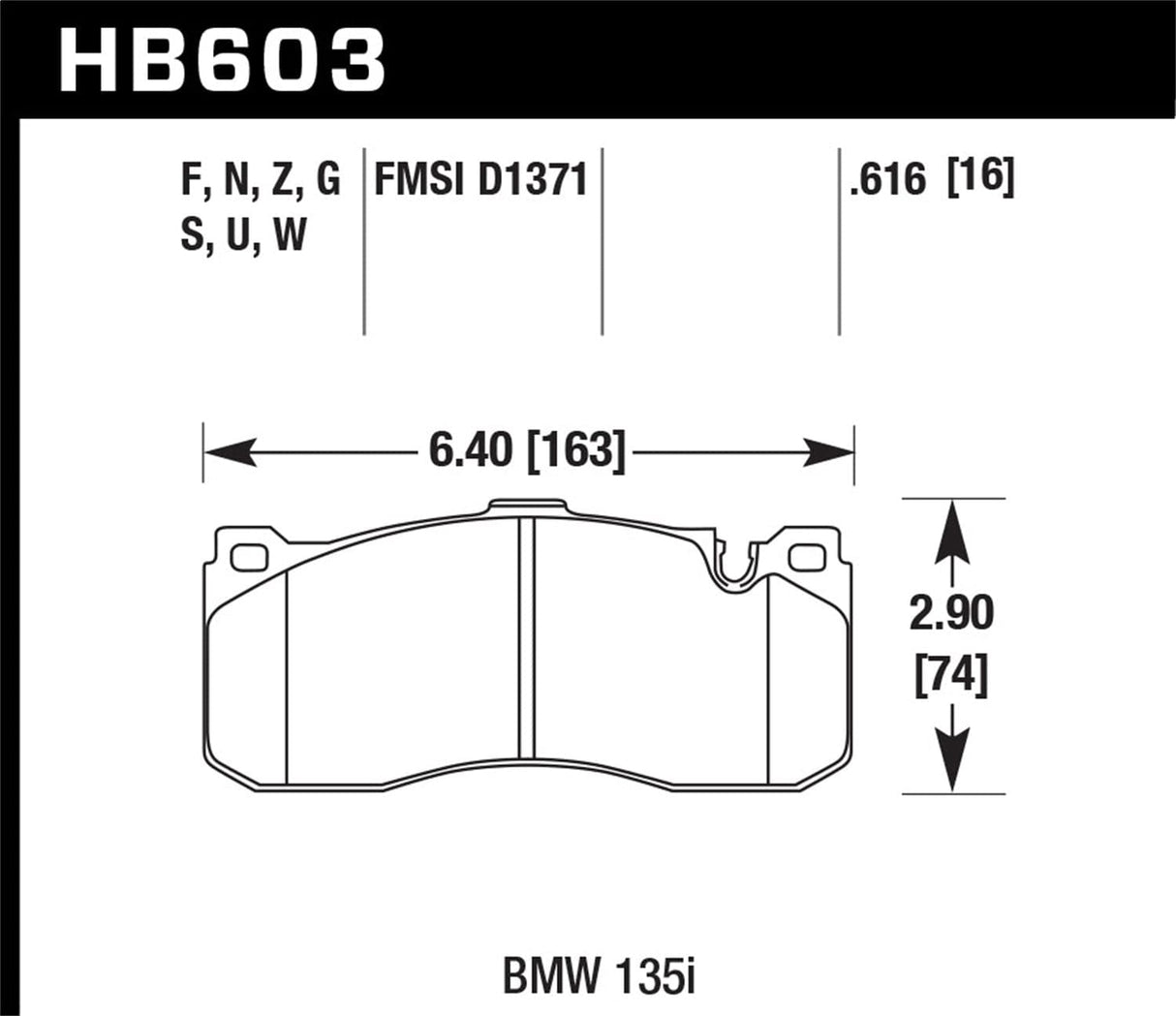 Hawk Audi A3/TT / VW EOS / Golf / Jetta / Passat / Rabbit DTC-60 Front Race Brake Pads