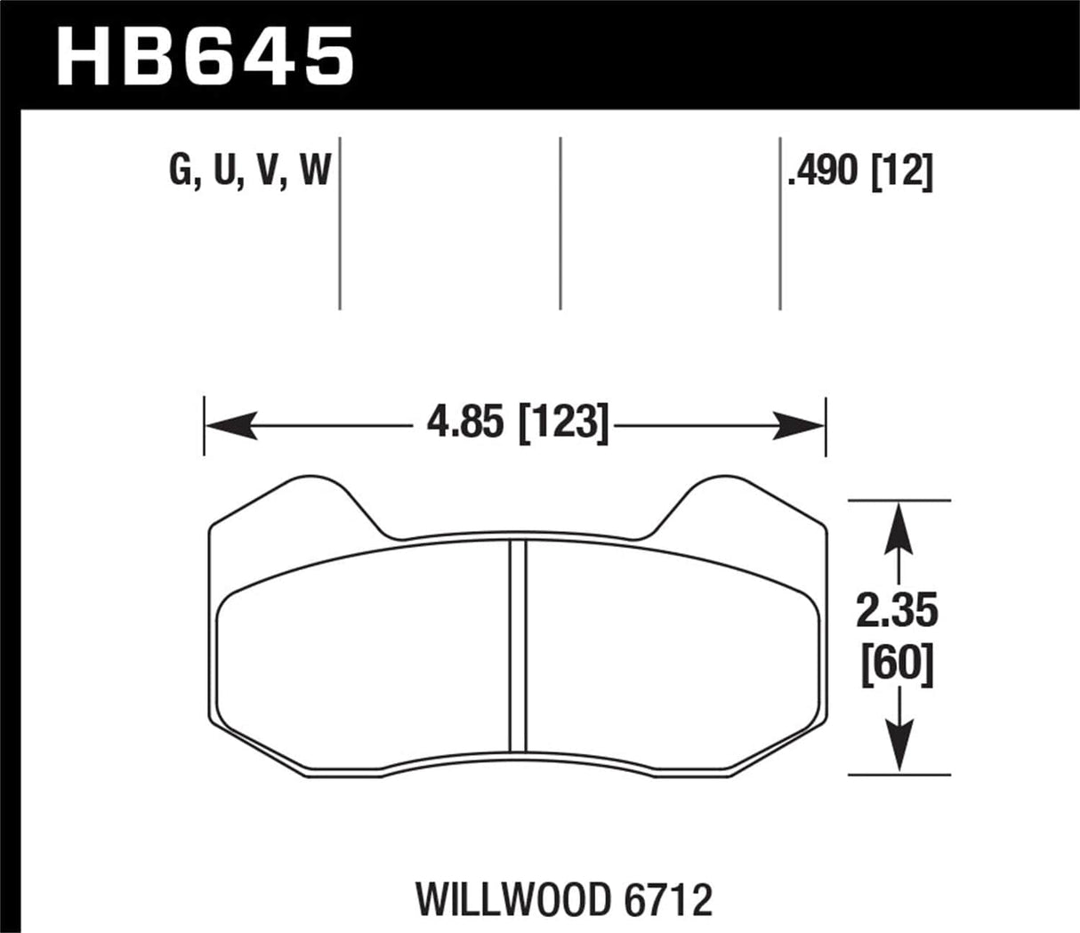 Hawk Wilwood 17mm 6617 Calipers DTC-50 Brake Pads